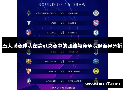 五大联赛球队在欧冠决赛中的团结与竞争表现差异分析